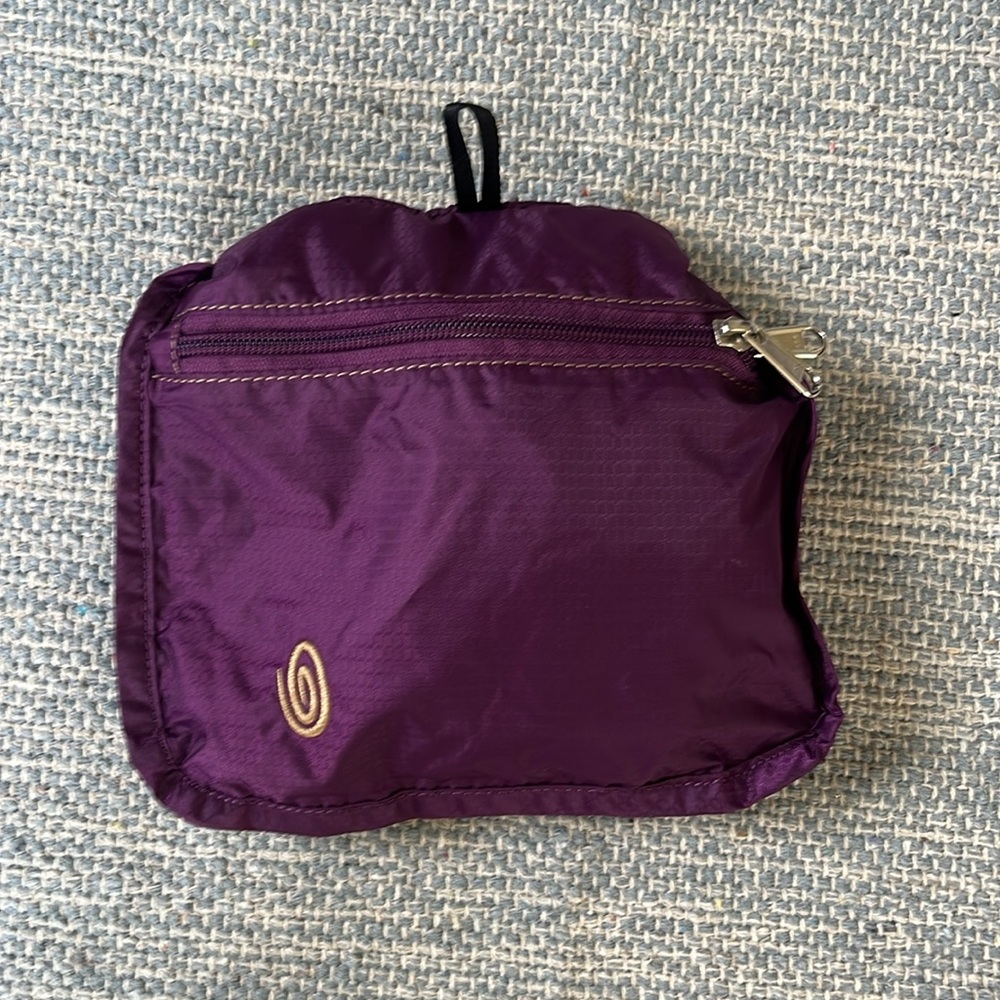 Timbuk2 Purple Hidden Messenger Bag Packable Travel Convertible Lightweight